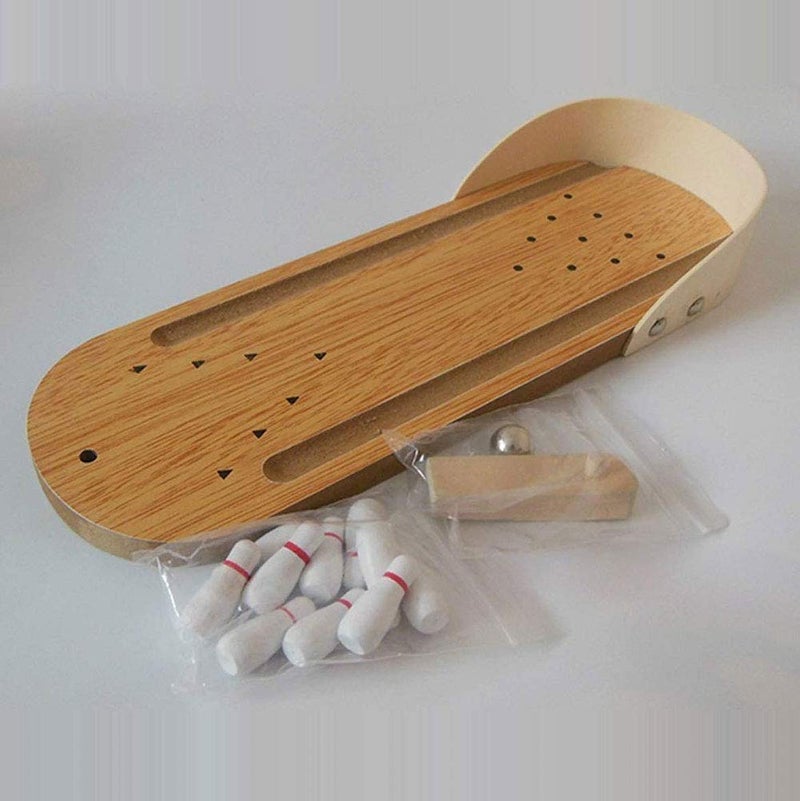Litewoo Bird Training Toy Mini Bowling Wooden Parrot Desktop Intelligence Training Game for Parakeet Cockatiel Conure Lovebird Budgie Finch Cockatoo African Grey - Image 5